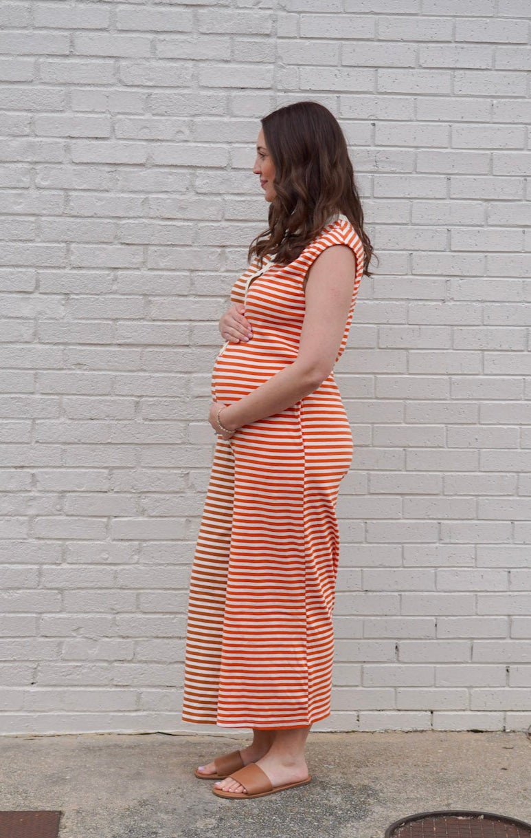 Color Block Striped Sleeveless Jumpsuit
