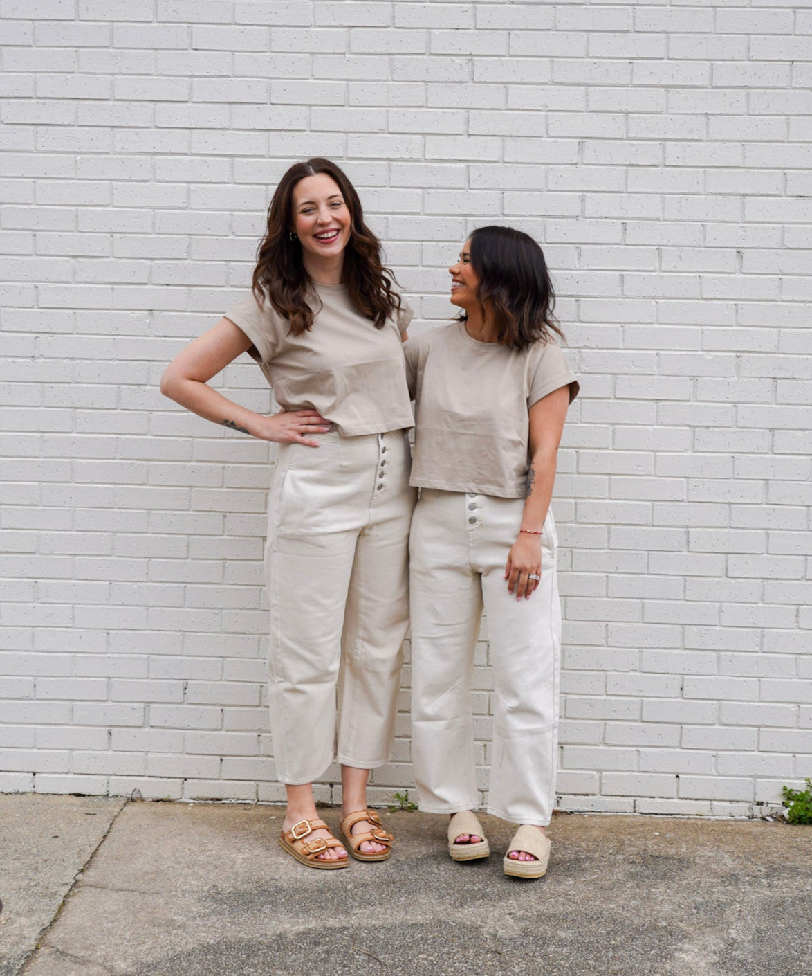 Effortless Comfort High Waisted Washed Barrel Pants